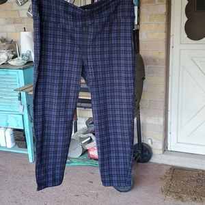 Plaid leggings